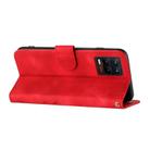 For Realme 8 4G / 8 Pro Line Pattern Skin Feel Leather Phone Case(Red) - 3