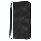 For Realme 8 4G / 8 Pro Line Pattern Skin Feel Leather Phone Case(Black) - 2