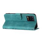 For Realme 8 4G / 8 Pro Line Pattern Skin Feel Leather Phone Case(Light Blue) - 3