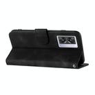 For Realme V23 Line Pattern Skin Feel Leather Phone Case(Black) - 3
