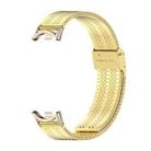 For Xiaomi Mi Band 8 / 9 / 9 NFC Mijobs Stainless Steel Metal Watch Band(Gold+Light Gold) - 3