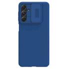For Samsung Galaxy M54 5G NILLKIN Black Mirror Series Camshield PC Phone Case(Blue) - 1