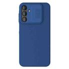 For Samsung Galaxy A15 5G NILLKIN Black Mirror Series Camshield PC Phone Case(Blue) - 1