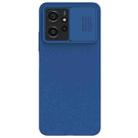 For Xiaomi Redmi Note 12 4G Global NILLKIN Black Mirror Series Camshield PC Phone Case(Blue) - 1