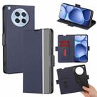 For OPPO Find X8s 5G Twill Texture Side Button Leather Phone Case(Blue) - 1