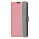 For Xiaomi Redmi A3 4G Twill Texture Side Button Leather Phone Case(Pink) - 2