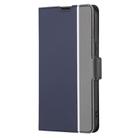 For Huawei Pura 70 5G Twill Texture Side Button Leather Phone Case(Blue) - 2