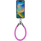 Universal Phone Short Lanyard(Rose Red + Purple) - 1