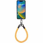 Universal Phone Short Lanyard(Orange + White) - 1