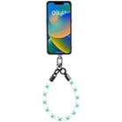 Universal Phone Short Lanyard(White + Green) - 1