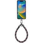 Universal Phone Short Lanyard(Black + Pink) - 1