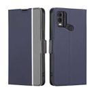 For Nokia C22 Twill Texture Side Button Leather Phone Case(Blue) - 1