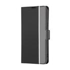 For Nokia G11 Plus Twill Texture Side Button Leather Phone Case(Black) - 2