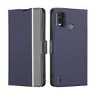 For Nokia G11 Plus Twill Texture Side Button Leather Phone Case(Blue) - 1