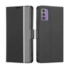 For Nokia G42 5G Twill Texture Side Button Leather Phone Case(Black) - 1