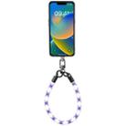 Universal Phone Short Lanyard(Purple + White) - 1