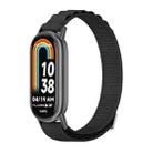 For Xiaomi Mi Band 8 Mijobs Nylon Breathable Watch Band(Black) - 1