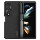 For Samsung Galaxy Z Fold4 5G / W23 NILLKIN Frosted Fold PC + TPU Phone Case(Black) - 1