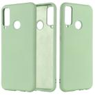 For Huawei Honor Play 4T Solid Color Liquid Silicone Shockproof Full Coverage Protective Case(Green) - 1