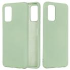 For Huawei Honor Play 4T Pro Solid Color Liquid Silicone Shockproof Full Coverage Protective Case(Green) - 1