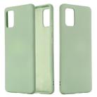 For Xiaomi Mi 10 Lite Solid Color Liquid Silicone Shockproof Full Coverage Protective Case(Green) - 1