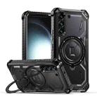 For Samsung Galaxy S21 5G Armor Series Holder Phone Case(Black) - 1