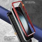 For Samsung Galaxy S21+ 5G Armor Series Holder Phone Case(Light Purple) - 3