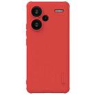 For Xiaomi Redmi Note 13 Pro+ 5G NILLKIN Frosted Shield Pro PC + TPU Phone Case(Red) - 1