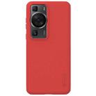 For Huawei P60 Pro / P60 NILLKIN Frosted Shield Pro PC + TPU Phone Case(Red) - 1