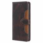 For Infinix Note 40 5G Skin Feel Magnetic Buckle Leather Phone Case(Brown) - 2