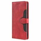 For Infinix Note 40 5G Skin Feel Magnetic Buckle Leather Phone Case(Red) - 2