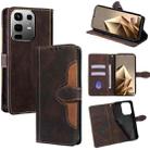 For Infinix Note 50 4G Skin Feel Magnetic Buckle Leather Phone Case(Brown) - 1