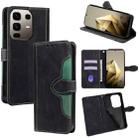 For Infinix Note 50 Pro+ 5G Skin Feel Magnetic Buckle Leather Phone Case(Black) - 1