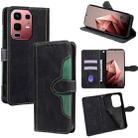 For Infinix Note 50s 5G Skin Feel Magnetic Buckle Leather Phone Case(Black) - 1