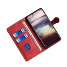 For OPPO A1 5G Skin Feel Magnetic Buckle Leather Phone Case(Red) - 3