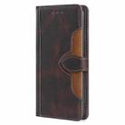 For OPPO A3 Pro 5G India Skin Feel Magnetic Buckle Leather Phone Case(Brown) - 2
