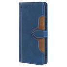 For OPPO A60 4G Global Skin Feel Magnetic Buckle Leather Phone Case(Blue) - 2