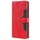For OPPO Reno13 F 5G / 4G Skin Feel Magnetic Buckle Leather Phone Case(Red) - 2