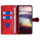 For OPPO A5 Pro 5G Global Skin Feel Magnetic Buckle Leather Phone Case(Red) - 3
