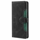 For OPPO Find X8s 5G Skin Feel Magnetic Buckle Leather Phone Case(Black) - 2