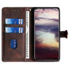 For OPPO Find X8s 5G Skin Feel Magnetic Buckle Leather Phone Case(Brown) - 3