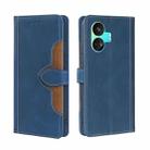 For Realme GT Neo5 SE Skin Feel Magnetic Buckle Leather Phone Case(Blue) - 1