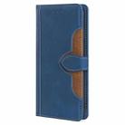For Realme 13 Pro 5G Skin Feel Magnetic Buckle Leather Phone Case(Blue) - 2