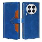 For Tecno Camon 30 Premier 5G Skin Feel Magnetic Buckle Leather Phone Case(Blue) - 1