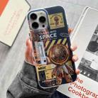 For iPhone 14 Dual-side IMD Astronaut Frosted Phone Case(Black Gold) - 1