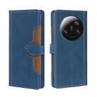 For Xiaomi 13 Ultra 5G Skin Feel Magnetic Buckle Leather Phone Case(Blue) - 1