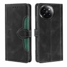 For Xiaomi Civi 4 Pro Skin Feel Magnetic Buckle Leather Phone Case(Black) - 1