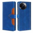 For Xiaomi Civi 4 Pro Skin Feel Magnetic Buckle Leather Phone Case(Blue) - 1