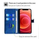 For Kyocera Digno SX4 5G Skin Feel Magnetic Buckle Leather Phone Case(Blue) - 3