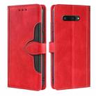 For Kyocera Digno SX4 5G Skin Feel Magnetic Buckle Leather Phone Case(Red) - 1